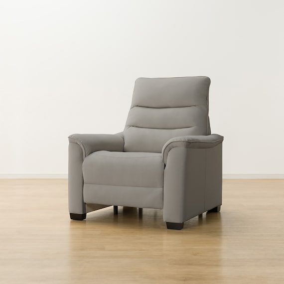 傷・汚れに強い 1人掛け電動リクライニングソファ 合皮タイプ (Nビリーバ3 Nシールド GY) 13枚目画像