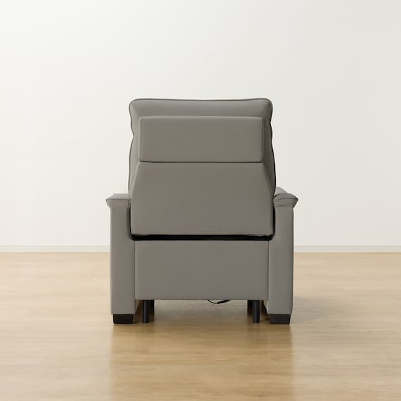 傷・汚れに強い 1人掛け電動リクライニングソファ 合皮タイプ (Nビリーバ3 Nシールド GY) 14枚目画像