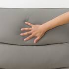 傷・汚れに強い 3人掛け電動リクライニングソファ テーブル付き 合皮タイプ (Nビリーバ3 Nシールド ヒーター付き GY) 17枚目画像