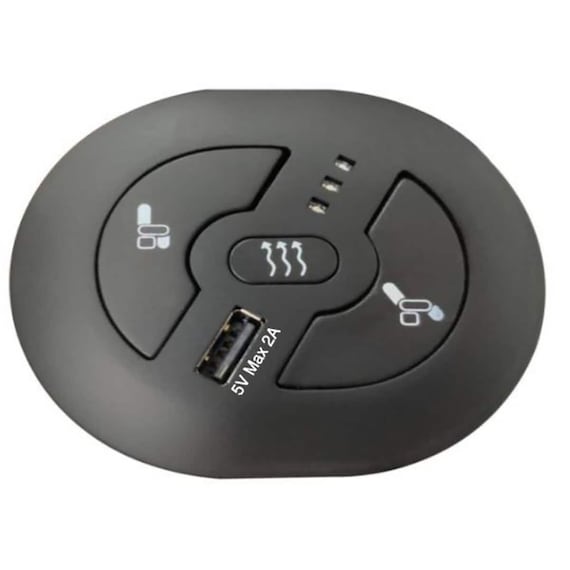 傷・汚れに強い 2人掛け電動リクライニングソファ 合皮タイプ (Nビリーバ3 Nシールド ヒーター付き GY) 19枚目画像