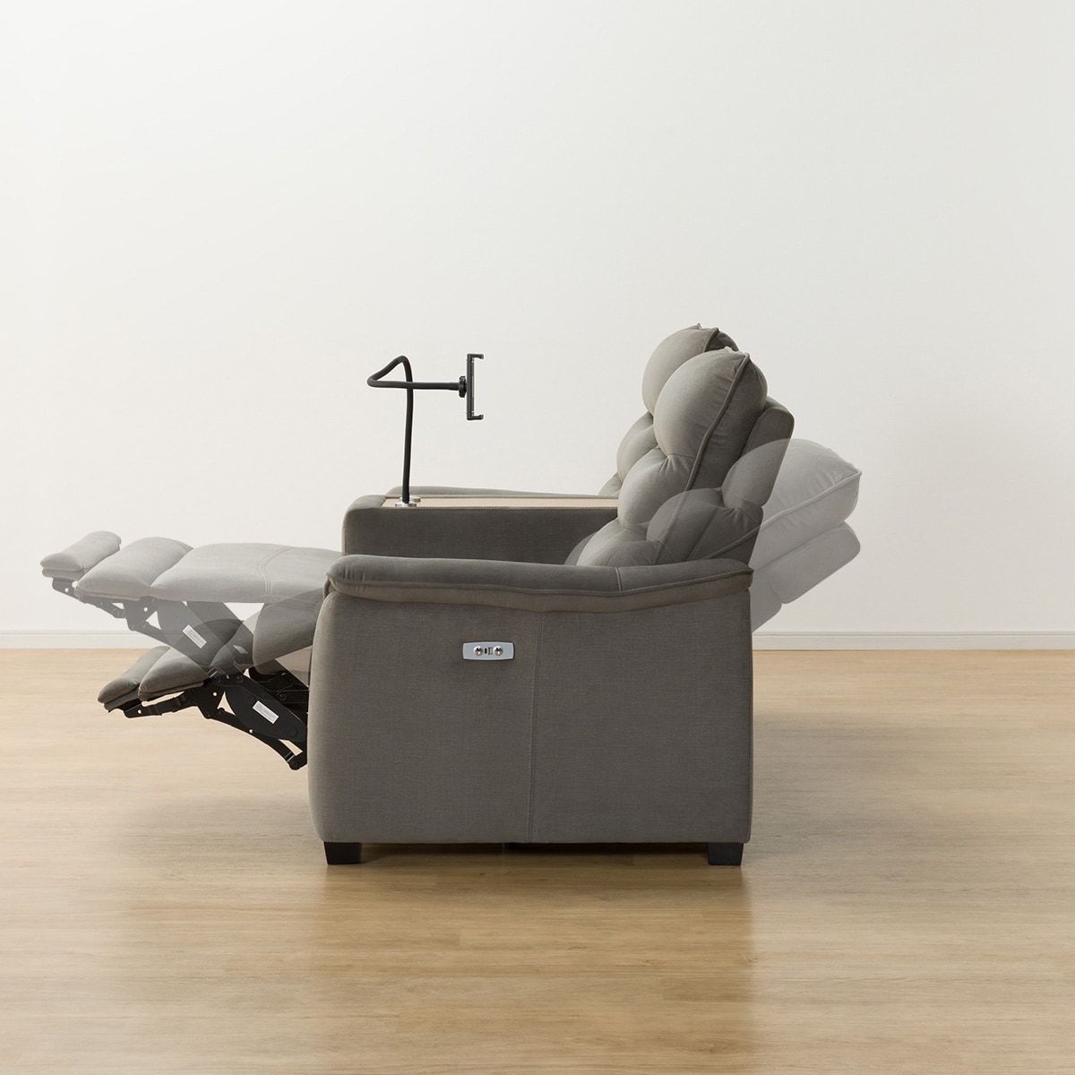 2人掛け電動テーブル付きリクライニングソファ(Nビリーバ3