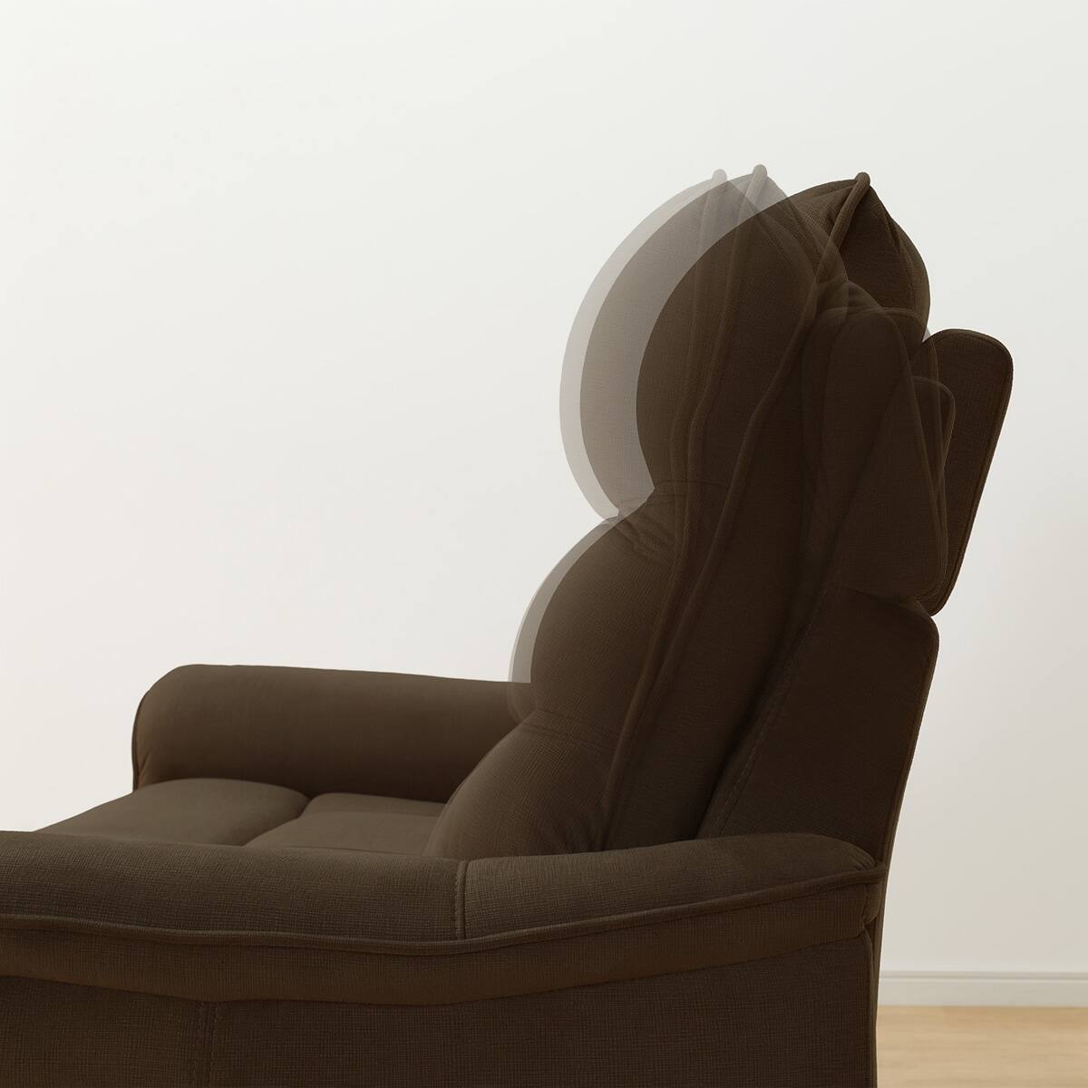 2人掛け電動リクライニングソファ 布張りタイプ(Nビリーバ3 マイクロF