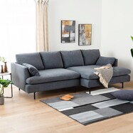 布張りカウチソファ(フィル)【島忠ホームズ商品】