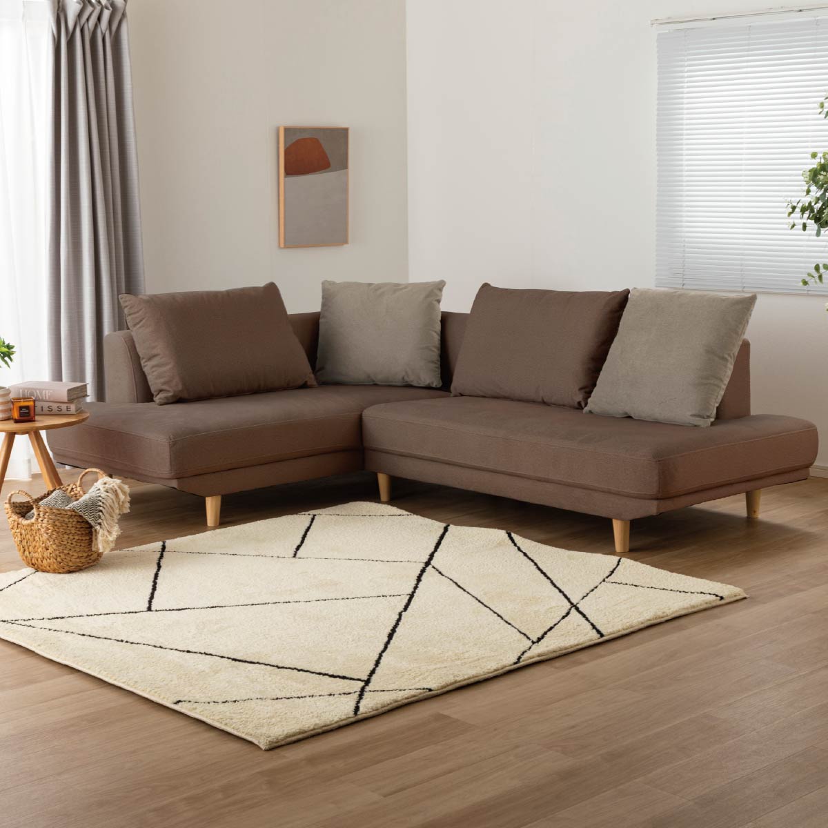 コーナーソファ ブラウン | ニトリネット【公式】 家具・インテリア通販