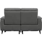 2人掛け 電動リクライニングソファ 布張りタイプ(LB07 DGY) 4枚目画像