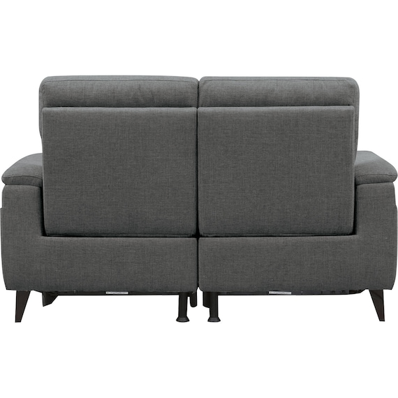 2人掛け 電動リクライニングソファ 布張りタイプ(LB07 DGY) 4枚目画像