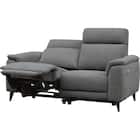 2人掛け 電動リクライニングソファ 布張りタイプ(LB07 DGY) 5枚目画像