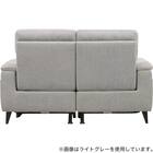 2人掛け 電動リクライニングソファ 布張りタイプ(LB07 DGY) 6枚目画像