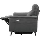 2人掛け 電動リクライニングソファ 布張りタイプ(LB07 DGY) 9枚目画像