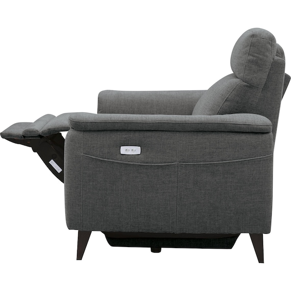 2人掛け 電動リクライニングソファ 布張りタイプ(LB07 DGY) 9枚目画像