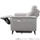 2人掛け 電動リクライニングソファ 布張りタイプ(LB07 DGY) 10枚目画像