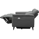 2人掛け 電動リクライニングソファ 布張りタイプ(LB07 DGY) 13枚目画像