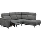 コーナー電動リクライニングソファ 布張りタイプ(LB07 左コーナー DGY) 4枚目画像