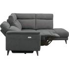 コーナー電動リクライニングソファ 布張りタイプ(LB07 左コーナー DGY) 11枚目画像