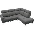 コーナー電動リクライニングソファ 布張りタイプ(LB07 左コーナー DGY) 15枚目画像