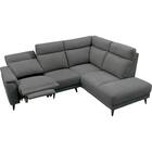 コーナー電動リクライニングソファ 布張りタイプ(LB07 左コーナー DGY) 16枚目画像