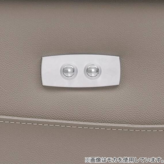 2人掛け 電動リクライニングソファ 本革(一部合成皮革)タイプ(LB07 DBR) 14枚目画像