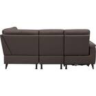 コーナー電動リクライニングソファ 本革(一部合成皮革)タイプ(LB07 左コーナー DBR) 12枚目画像