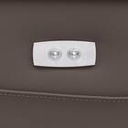 コーナー電動リクライニングソファ 本革(一部合成皮革)タイプ(LB07 左コーナー DBR) 17枚目画像