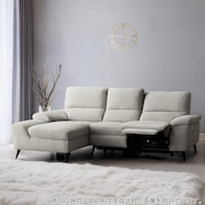 電動カウチソファ 布張りタイプ (LB033-2)