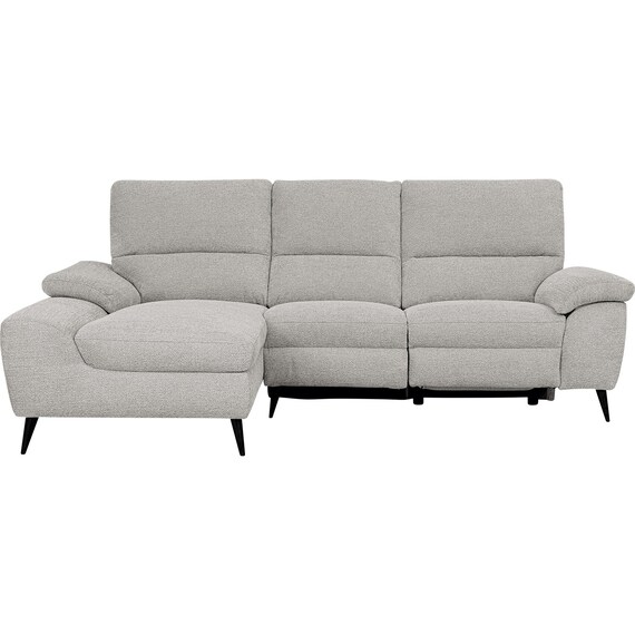 電動カウチソファ 布張りタイプ (LB033-2 右カウチ GY) 5枚目画像