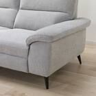 カウチソファ 布張りタイプ (LB033-2 右カウチ GY) 8枚目画像