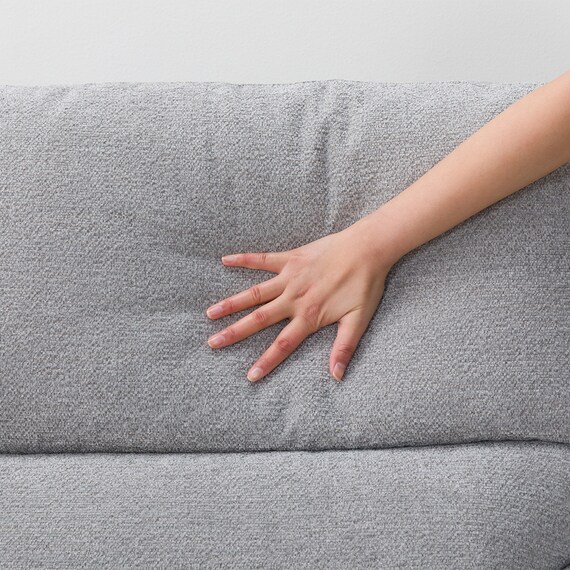 カウチソファ 布張りタイプ (LB033-2 右カウチ GY) 9枚目画像