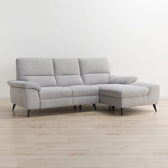 カウチソファ 布張りタイプ (LB033-2 左カウチ GY) 1枚目画像