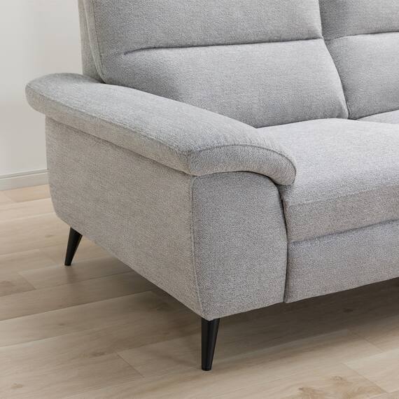 カウチソファ 布張りタイプ (LB033-2 左カウチ GY) 8枚目画像