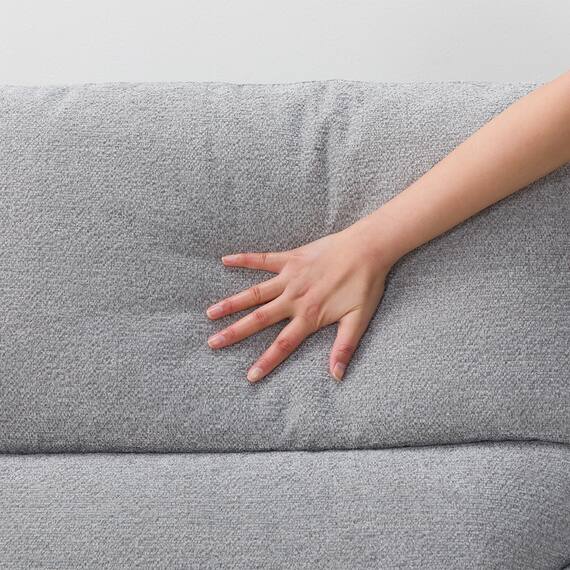 カウチソファ 布張りタイプ (LB033-2 左カウチ GY) 9枚目画像