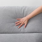 カウチソファ 布張りタイプ (LB033-2 左カウチ GY) 9枚目画像