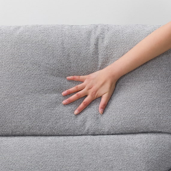 カウチソファ 布張りタイプ (LB033-2 左カウチ GY) 9枚目画像