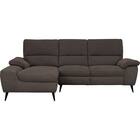 カウチソファ 布張りタイプ (LB033-2 右カウチ DBR) 5枚目画像