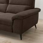 カウチソファ 布張りタイプ (LB033-2 右カウチ DBR) 8枚目画像