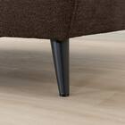 カウチソファ 布張りタイプ (LB033-2 右カウチ DBR) 11枚目画像