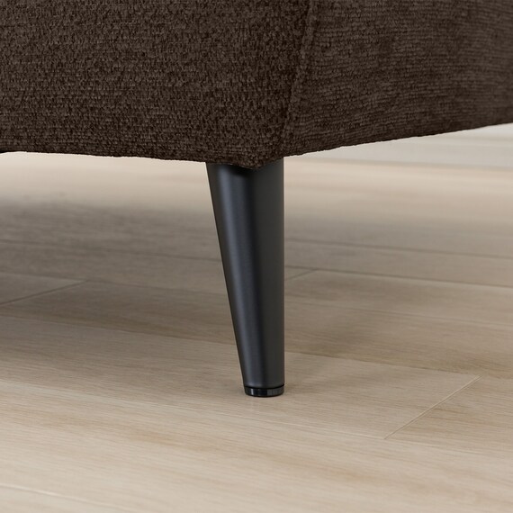 カウチソファ 布張りタイプ (LB033-2 右カウチ DBR) 11枚目画像