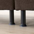 カウチソファ 布張りタイプ (LB033-2 右カウチ DBR) 12枚目画像