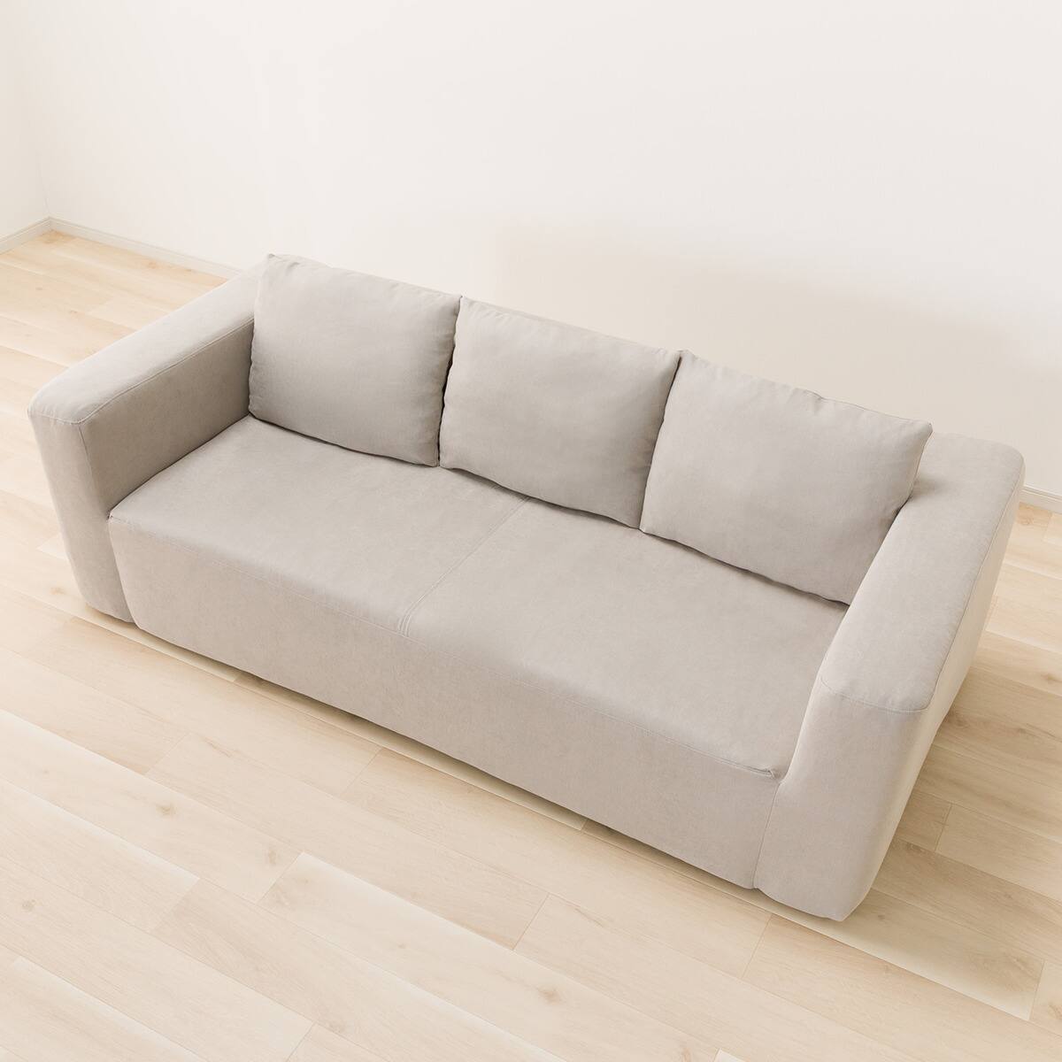 3人掛けソファ 布張りタイプ (XL11 LGY) | ニトリネット【公式】 家具