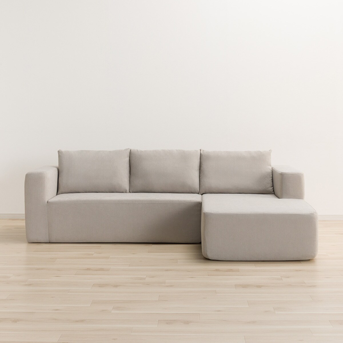 カウチソファ 布張りタイプ (XL11 左カウチ LGY) | ニトリネット【公式