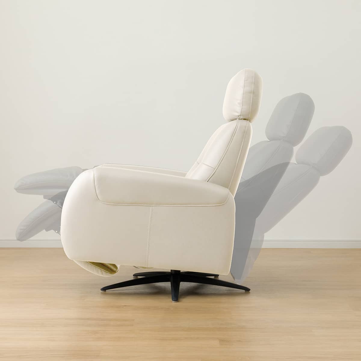 電動パーソナルチェア 本革(一部合成皮革)タイプ (LS03 NW LBE