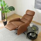 電動パーソナルチェア 本革(一部合成皮革)タイプ (LS03 NW BR) 2枚目画像