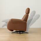 電動パーソナルチェア 本革(一部合成皮革)タイプ (LS03 NW BR) 5枚目画像