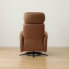 電動パーソナルチェア 本革(一部合成皮革)タイプ (LS03 NW BR) 6枚目画像