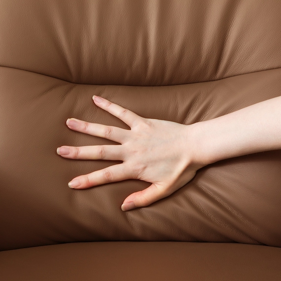 電動パーソナルチェア 本革(一部合成皮革)タイプ (LS03 NW BR) 7枚目画像