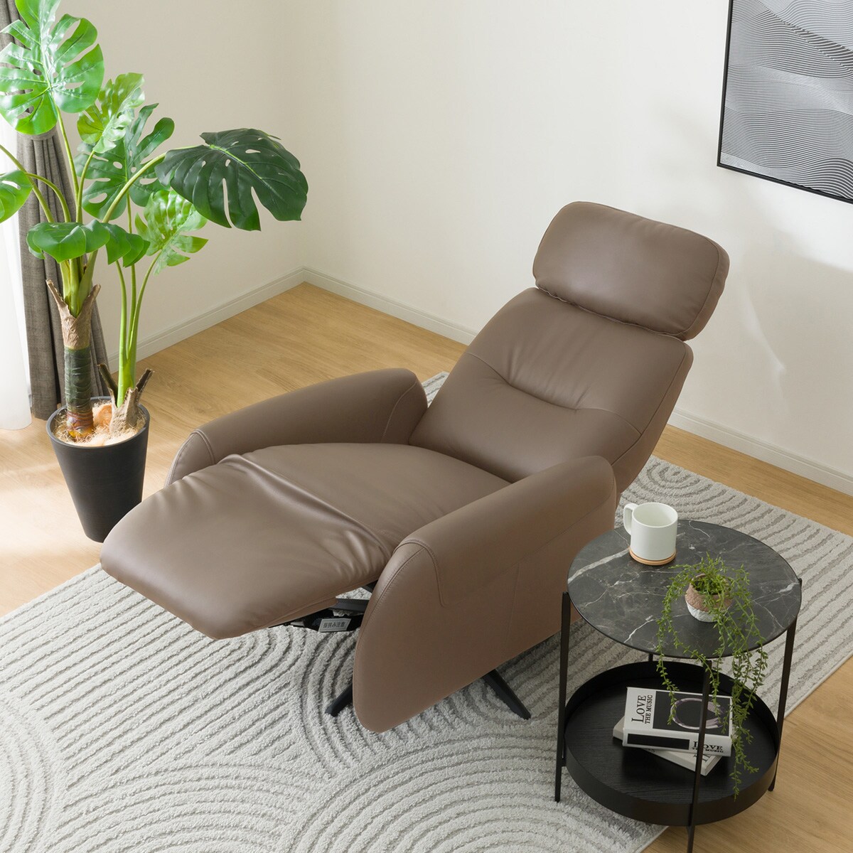 電動パーソナルチェア 本革(一部合成皮革)タイプ (LS03 NW MMO