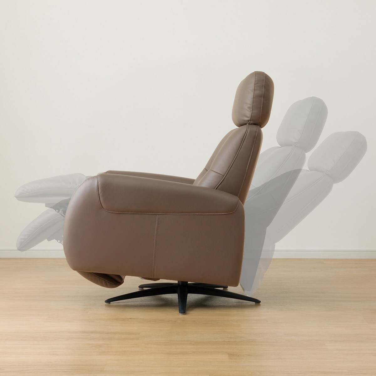 電動パーソナルチェア 本革(一部合成皮革)タイプ (LS03 NW MMO