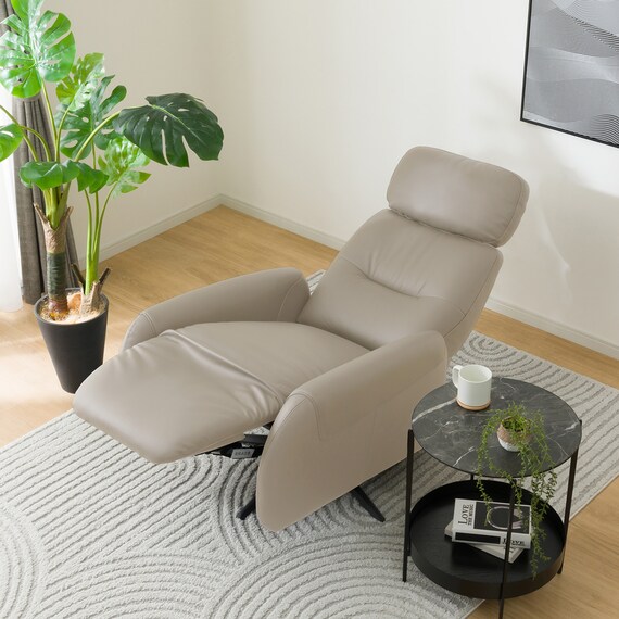 電動パーソナルチェア 本革(一部合成皮革)タイプ (LS03 NW LMO) 2枚目画像