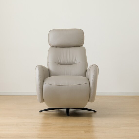 電動パーソナルチェア 本革(一部合成皮革)タイプ (LS03 NW LMO) 3枚目画像