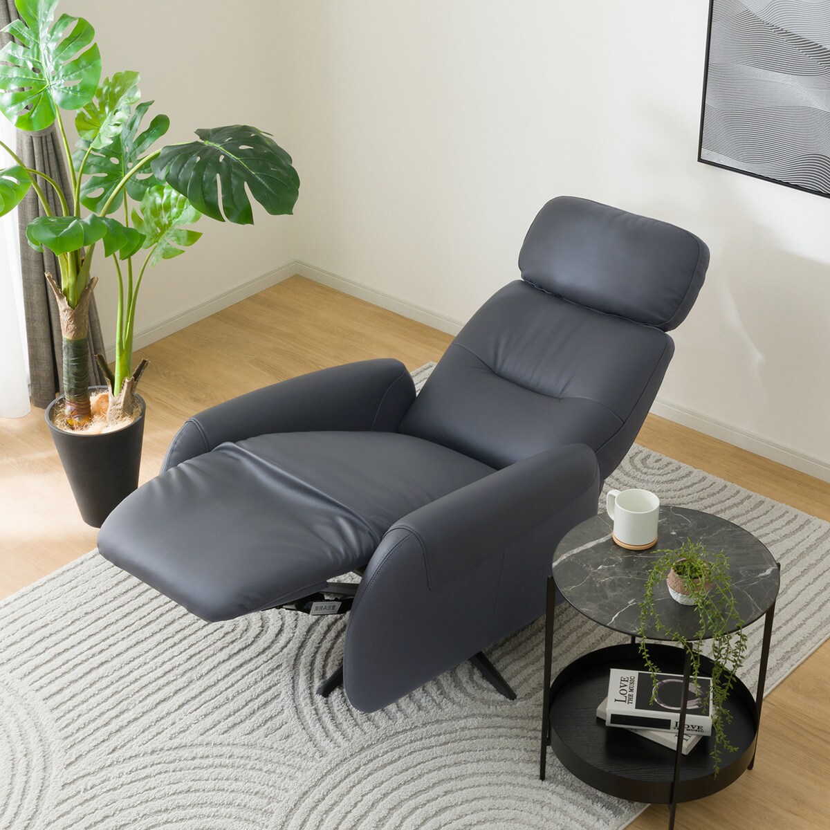 電動パーソナルチェア 本革(一部合成皮革)タイプ (LS03 NW DBL