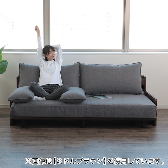 ベッドソファ (B2 MGY/GY) 26枚目画像
